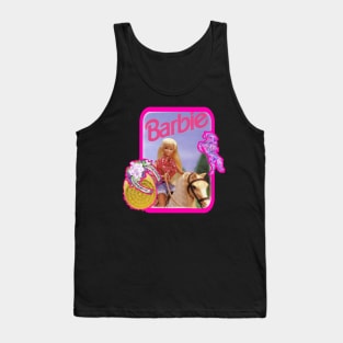 Y2k aesthetics horse bgirl water color Tank Top